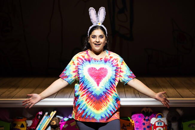 Vidushi Goyal in THAT PARENTING MUSICAL. Photo by Maria Baranova