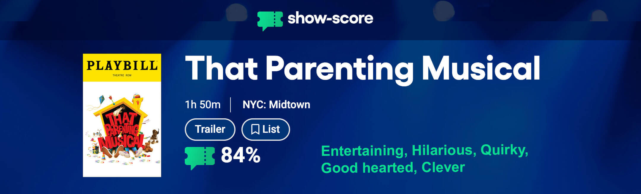 Show-Score: That Parenting Musical